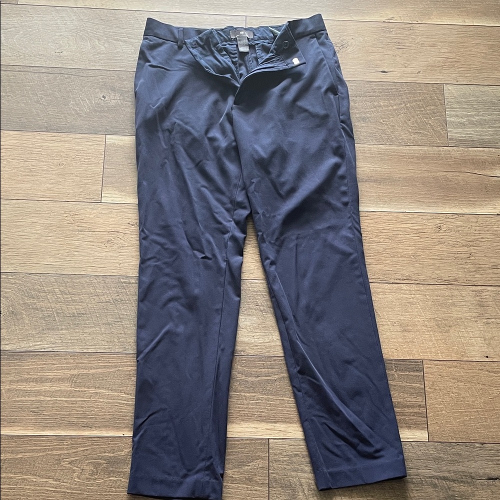 H&M Classic Dark Blue Dress Pants